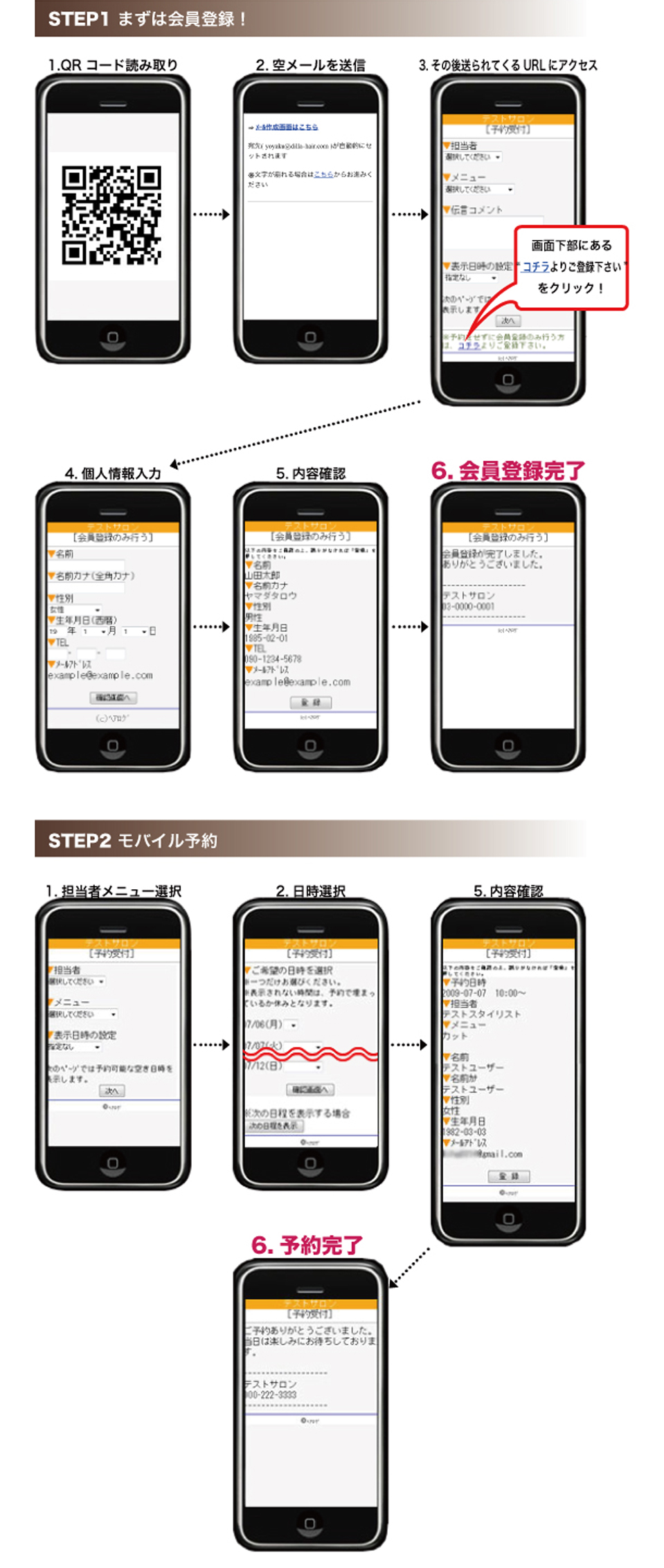 会員登録の方法
