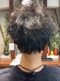さっぱりパーマスタイル