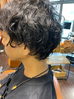 さっぱりパーマスタイル
